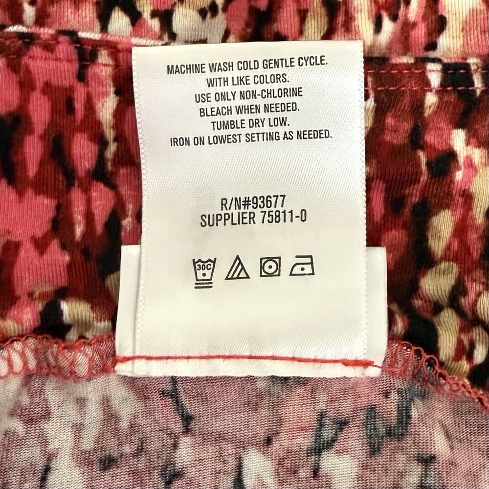 Liz Claiborne Skirt Womens Small Multicolor Abstract Stretchy Career Casual Midi - Picture 5 of 9